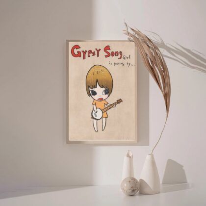 Nara Yoshitomo Poster Canvas Wall Art Home Decor (No Frame)