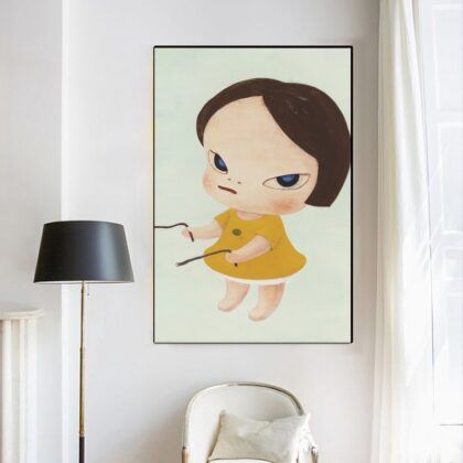 Nara Yoshitomo Poster Canvas Wall Art Home Decor (No Frame)