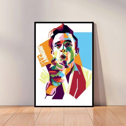 Johnny Cash Music Poster Canvas Wall Art Home Decor (No Frame)