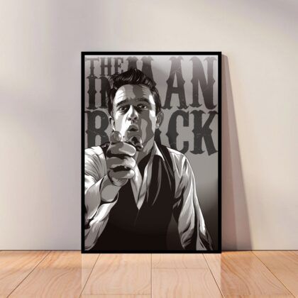 Johnny Cash Music Poster Canvas Wall Art Home Decor (No Frame)