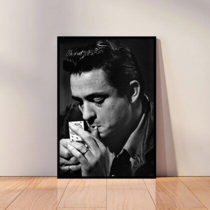 Johnny Cash Music Poster Canvas Wall Art Home Decor (No Frame)