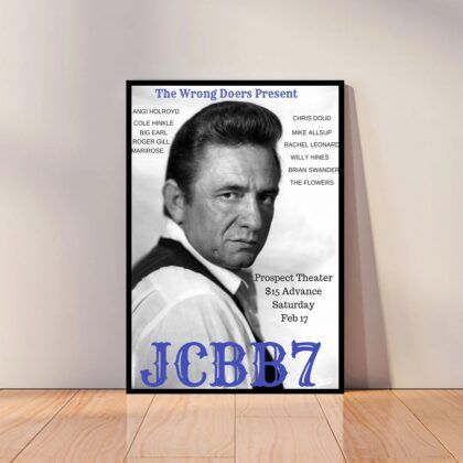 Johnny Cash Music Poster Canvas Wall Art Home Decor (No Frame)