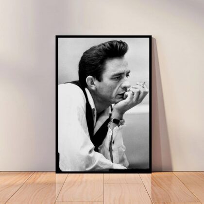 Johnny Cash Music Poster Canvas Wall Art Home Decor (No Frame)