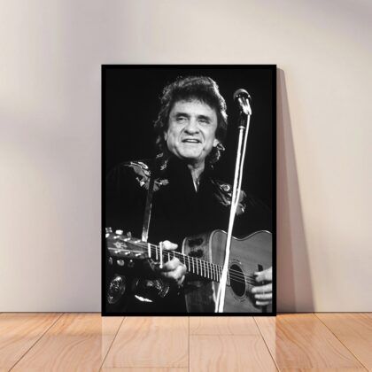 Johnny Cash Music Poster Canvas Wall Art Home Decor (No Frame)