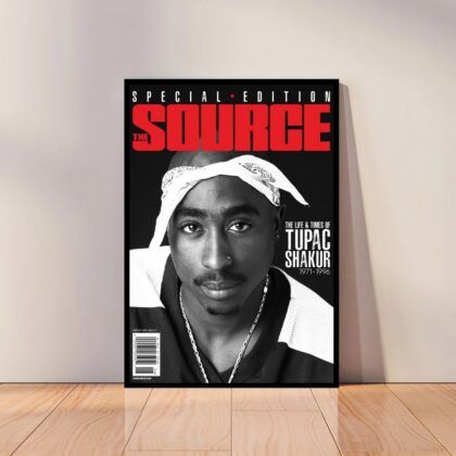 Tupac Shakur 2pac Music Poster Canvas Wall Art Home Decor (No Frame)