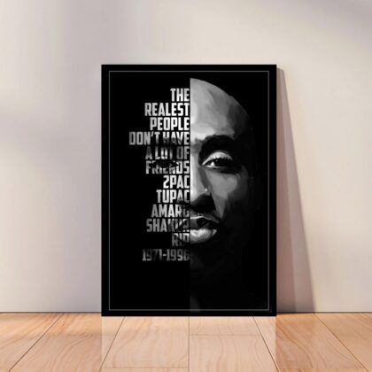 Tupac Shakur 2pac Music Poster Canvas Wall Art Home Decor (No Frame)