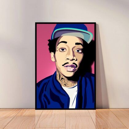 Wiz Khalifa Rapper Hip Hop Music Poster Canvas Wall Art Home Decor (No Frame)