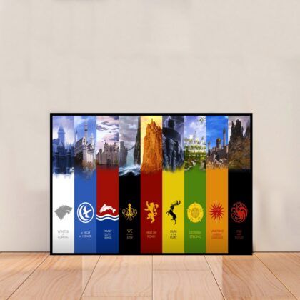 Game of Thrones TV Series Poster Canvas Wall Art Home Decor (No Frame)