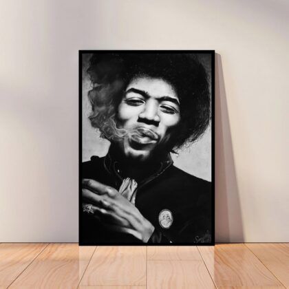 Jimi Hendrix Music Poster Canvas Wall Art Home Decor (No Frame)