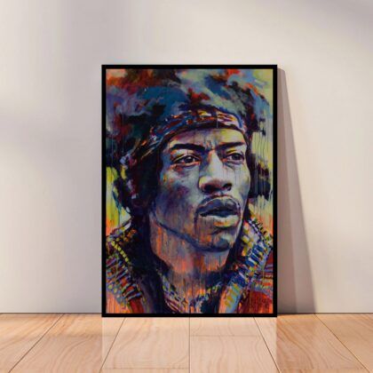Jimi Hendrix Music Poster Canvas Wall Art Home Decor (No Frame)