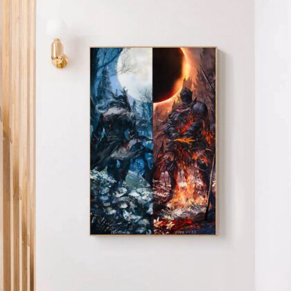 Bloodborne Dark souls GAME Poster Canvas Wall Art Home Decor (No Frame)