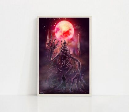 Bloodborne GAME Poster Canvas Wall Art Home Decor (No Frame)