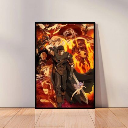 Berserk Manga Japan Anime Poster Canvas Wall Art Home Decor (No Frame)
