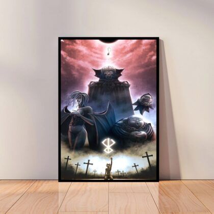Berserk Manga Japan Anime Poster Canvas Wall Art Home Decor (No Frame)