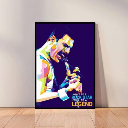 Freddie Mercury Music Poster Canvas Wall Art Home Decor (No Frame)