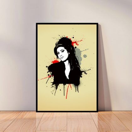 Amy Winehouse Music Poster Canvas Wall Art Home Decor (No Frame)