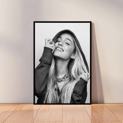 Ariana Grande Music Poster Canvas Wall Art Home Decor (No Frame)
