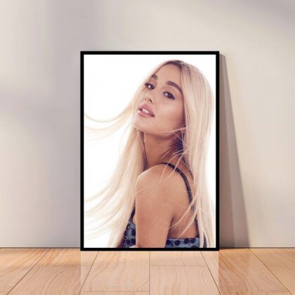 Ariana Grande Music Poster Canvas Wall Art Home Decor (No Frame)