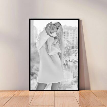 Ariana Grande Music Poster Canvas Wall Art Home Decor (No Frame)