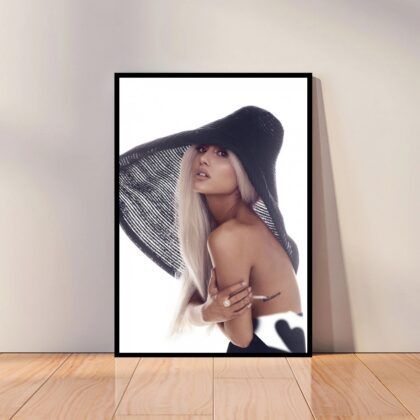 Ariana Grande Music Poster Canvas Wall Art Home Decor (No Frame)