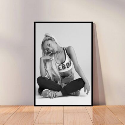 Ariana Grande Music Poster Canvas Wall Art Home Decor (No Frame)