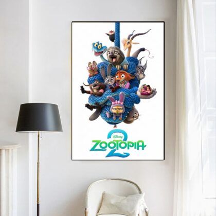 Zootopia 2 MOVIE Poster Canvas Wall Art Home Decor (No Frame)