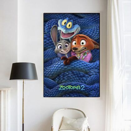 Zootopia 2 MOVIE Poster Canvas Wall Art Home Decor (No Frame)