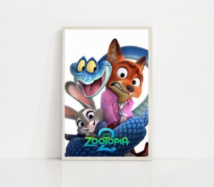 Zootopia 2 MOVIE Poster Canvas Wall Art Home Decor (No Frame)