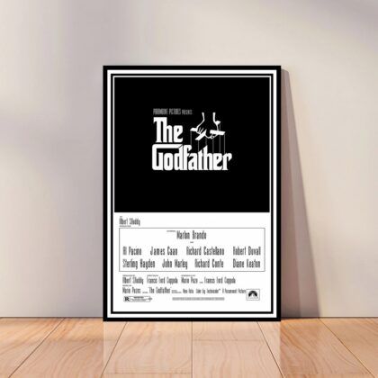 The Godfather Movie Poster Canvas Wall Art Home Decor (No Frame)