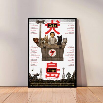 Isle of Dogs Movie Poster Canvas Wall Art Home Decor (No Frame)