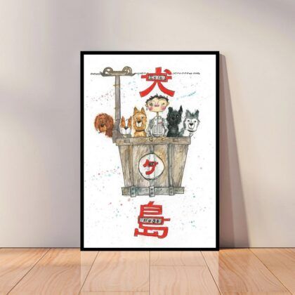 Isle of Dogs Movie Poster Canvas Wall Art Home Decor (No Frame)