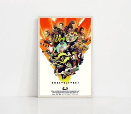 ghostbusters MOVIE Poster Canvas Wall Art Home Decor (No Frame)
