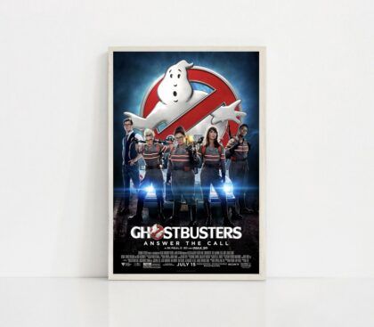 ghostbusters MOVIE Poster Canvas Wall Art Home Decor (No Frame)
