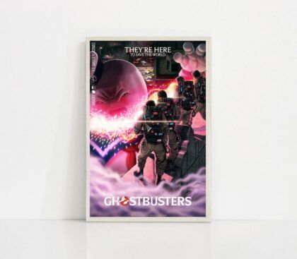 ghostbusters MOVIE Poster Canvas Wall Art Home Decor (No Frame)