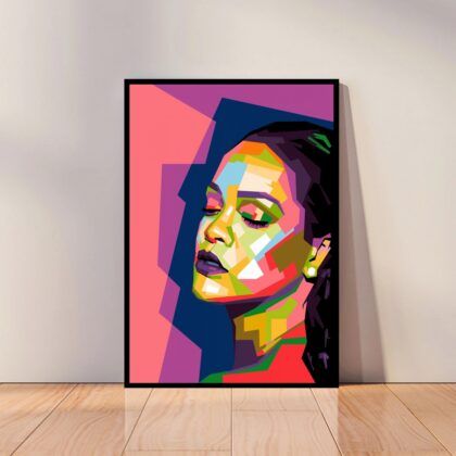 Rihanna Music Poster Canvas Wall Art Home Decor (No Frame)