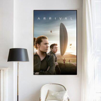 Arrival MOVIE Poster Canvas Wall Art Home Decor (No Frame)