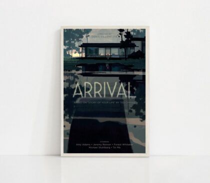 Arrival MOVIE Poster Canvas Wall Art Home Decor (No Frame)