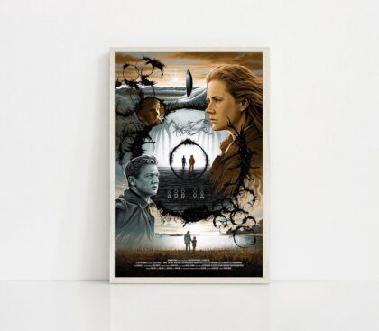 Arrival MOVIE Poster Canvas Wall Art Home Decor (No Frame)