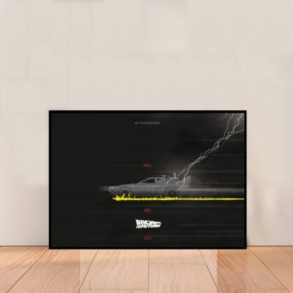 Back to the Future Movie Poster Canvas Wall Art Home Decor (No Frame)