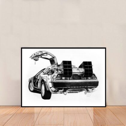 Back to the Future Movie Poster Canvas Wall Art Home Decor (No Frame)