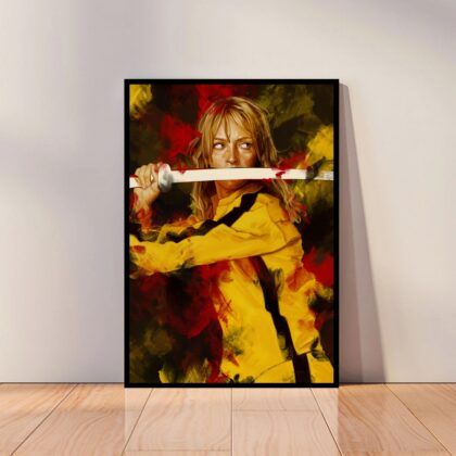 Kill Bill Movie Poster Canvas Wall Art Home Decor (No Frame)