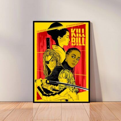 Kill Bill Movie Poster Canvas Wall Art Home Decor (No Frame)