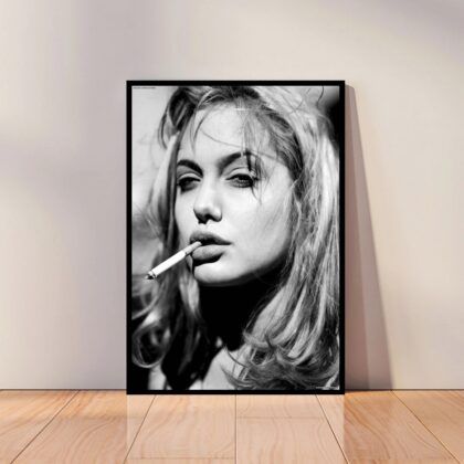 Angelina Jolie Sexy Movie Star Poster Canvas Wall Art Home Decor (No Frame)