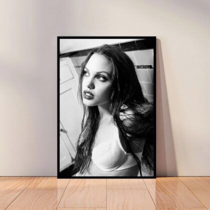 Angelina Jolie Sexy Movie Star Poster Canvas Wall Art Home Decor (No Frame)