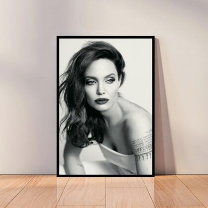 Angelina Jolie Sexy Movie Star Poster Canvas Wall Art Home Decor (No Frame)