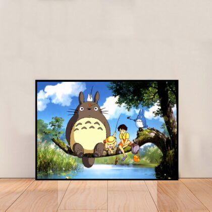 My Neighbor Totoro Anime Poster Canvas Wall Art Home Decor (No Frame)
