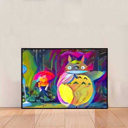 My Neighbor Totoro Anime Poster Canvas Wall Art Home Decor (No Frame)