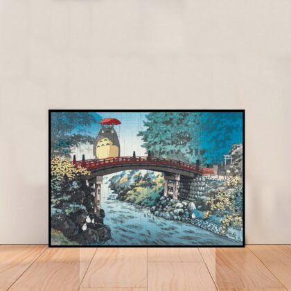 My Neighbor Totoro Anime Poster Canvas Wall Art Home Decor (No Frame)