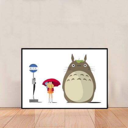 My Neighbor Totoro Anime Poster Canvas Wall Art Home Decor (No Frame)