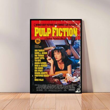 Pulp Fiction Movie Poster Canvas Wall Art Home Decor (No Frame)